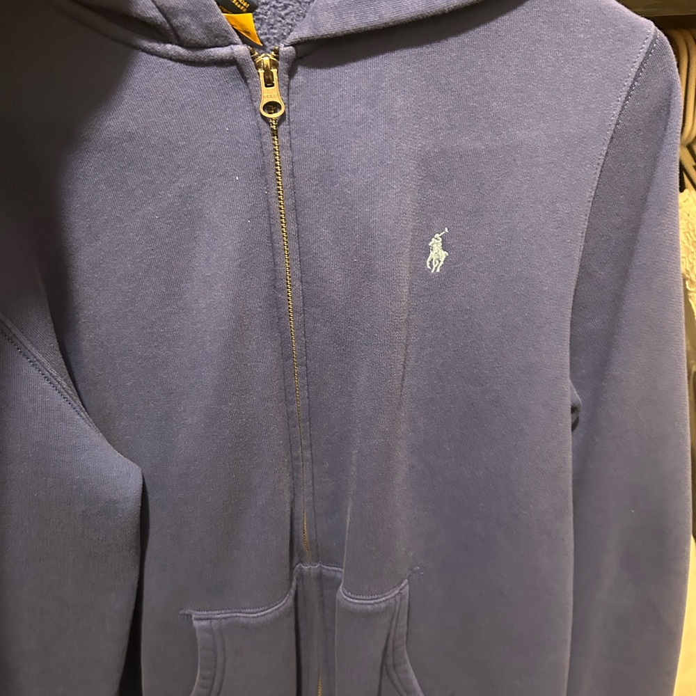 Polo by Ralph Lauren Men's Blue Hoodie Sweater